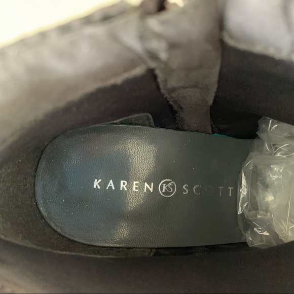 Karen Scott Women’s ivyy Almond Toe Ankle Boots, Grey, Size US 9.5 M - Picture 6 of 9